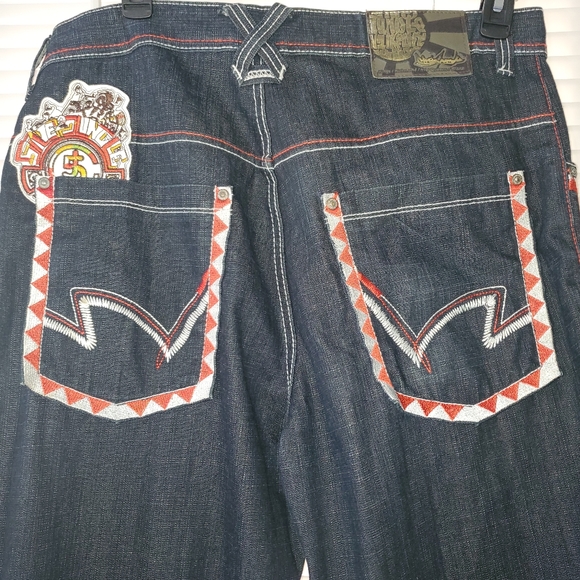NWT 5ive Jungle Mens Jeans 36x35 - Picture 7 of 13